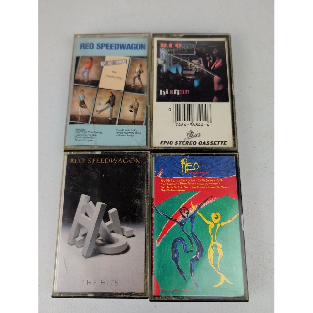 REO Speedwagon Classic Rock Cassettes Lot of 4 Hi Infedelity life as we know it